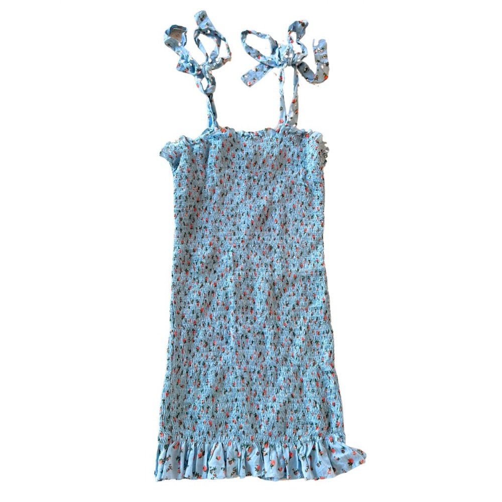Free People Sky Bella Smocked Mini Dress - Picture 2 of 5